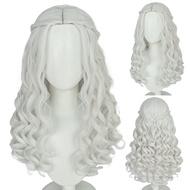 Queen Ebin White The White Queen Alice In Wonderland Anime Wig Jose