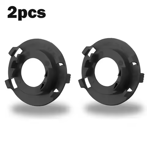 2Pcs H7 LED Headlight Bulb Adapter Bases Auto H7 Adapter Lamp Holder Socket Base Black Car Accessori