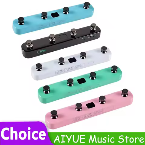 MOOER GWF4 Wireless Footswitch Switch Pedal Controller Electric Guitar Parts For Prime P1/P2 Smart P
