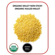 Organic Millet Non Sticky Premium Grade Organic Hulled Millet 100gm 250gm