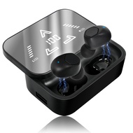Wireless Earbuds, Bluetooth 5.3 with Charging Case, LED Display Earphones Built-in Microphone, Up to