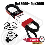 9PK 2010 2250 2335 2835 2870 Gates USA Micro V Fan Belt 9PK2010 9PK2250 9PK2335 9PK2835 9PK2870