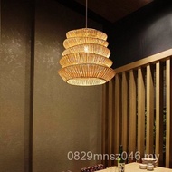Chandelier Tea Room Rattan Lamp Dining Room Lamp Living Room Creative Zen Lamp Lamp New Chinese Bar 