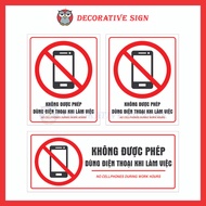 No Cellphones During Work Hours - No Cellphones During Work Hours