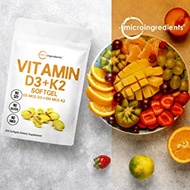 Microingredients D3 + k2 Micro Ingredients Vitamin D3 5000iu + k2 Original Genuine
