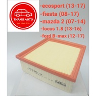 Engine air filter for ford Ecosport (2013-2017), Fiesta (08-17), Mazda 2 (2008-2014), focus 1.8 (13-