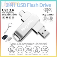 Kingston OTG Pendrive TypeC Iphone15/16 OTG Iphone Flash Drive Iphone Pendrive 1TB 2TB Pendrive Micr