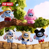 POP MART Stitch Adventure Series Vinyl Plush Pendant Blind Box Action Toys Figure Birthday Gift Kid 