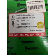 (50pcs) DRILLING SCREW #8X1"