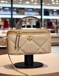 TB Mini Kira Chain Bag Double Zipper Makeup Handbag Shoulder Bag