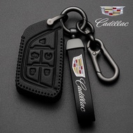 Suitable For 2025 Cadillac XT5/XT4/CT5 Key Case CT4 Genuine Leather Protective Buckle Men Women