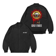 Seisin Bomber Guns n roses black jacket unisex