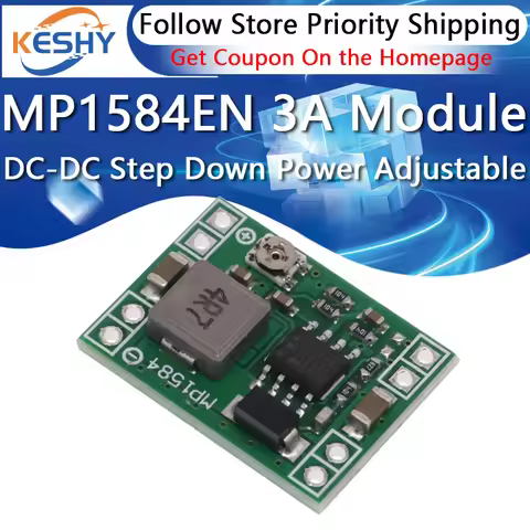 1-10PCS MP1584EN 3A Ultra-Small Size DC-DC Step Down Supply Module Adjustable Power Step-down Output