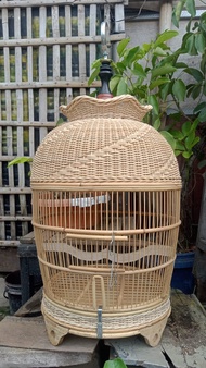 Sangkar Burung Perkutut Anyaman Rotan Tebok Lepas Tebok Copotan