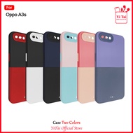 YITAI YC32 Case Two Colors Oppo A3S A5 A9 2020 A15 A15S A16 A16K A16E