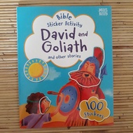 100 Stickers David and Goliath and Other Stories Bible Stickers Activity Book Sticker Miles Kelly Su