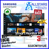 (ALLSTARS) Samsung S32CM701UE / S32CM701 32 inch Flat Smart Monitor M7 White 4K 3,840x2,160