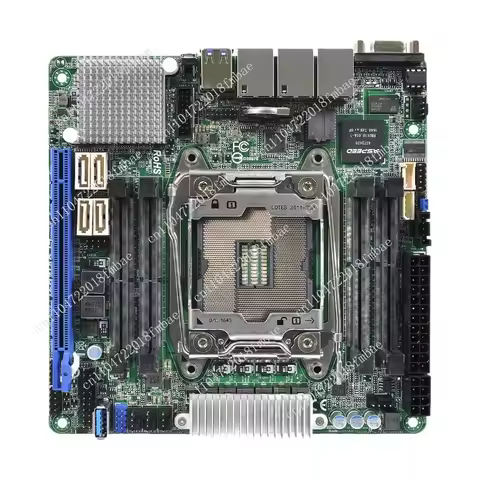 Sauce Purple E5-1600/2600 V3/v4 LGA 2011 IPMI PCIe X16 DDR3 in Good Condition ASRock Rack EPC612D4I 