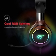 havit RGB Wired Gaming Headset PC USB 3.5mm XBOX / PS4 Headsets with 50MM Driver, Surround Sound &amp; HD Microphone, XBOX O