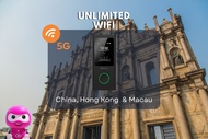 4G/5G Pocket WiFi สำหรับใช้ในจีน, ฮ่องกง และมาเก๊า (รับที่สนามบินมาเลเซีย)