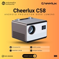 PROJECTOR C58 CHEERLUX ANDROID 600 ANSI/9000 LUMENS