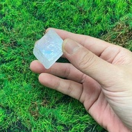 天然冰透彩紅可愛小方糖造型白方解石原礦 能量 療癒 加強能量