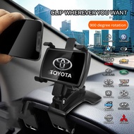 Toyota Car Phone Holder Car Dashboard GPS Navigation Bracket Rearview Mirror Sun Visor Mobile Phone Stand 360ºAdjustable Bracket mount for     RAV4 Corolla Fortuner Prius Plus Alphard Harrier Sienta Yaris Cross