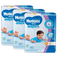 *Ready Stock* Huggies Dry Baby Diapers (Tape)