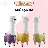 Alpaca Chair with Wheels, High Quality Wooden Frame Sheepskin Chair (YATASMART)