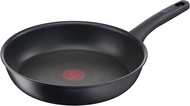 T-fal “IH Hard Titanium Unlimited Frying Pan” 28cm，適用於電磁爐和燃氣爐，不含PFOA和其他有害物質，持久不粘，黑色，G26506