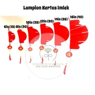 MERAH Chinese New Year Honeycomb Decoration Chinese New Year Decorative/s Red Paper Lanterns 17s Rou