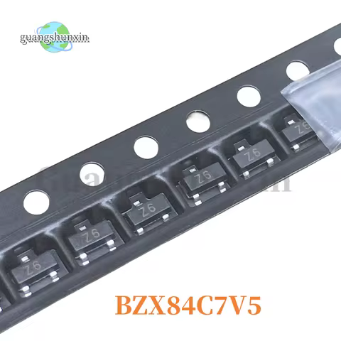 100Pcs BZX84C16 BZX84C20 BZX84C15 BZX84C12 BZX84C10 BZX84C6V8 BZX84C8V2 BZX84C9V1 BZX84C7V5 BZX84C24