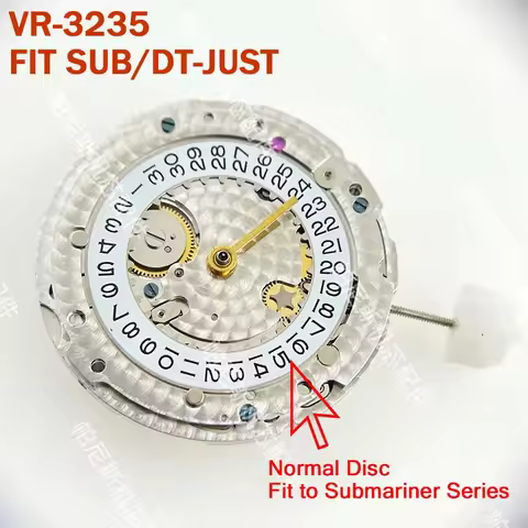 Newest Clone Version 3235 Automatic Mechanical Movement Brand New Mod with Series Number Blue Hairsp