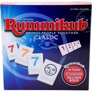 Baby.care Rummikub - The Original Rummy Tile Game Outdoor portable Rummy Family Game Board Game Max 