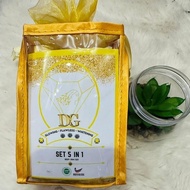 (CLEARANCE SALE) SET DIAMOND GOLD DG SKINCARE NEW 5 IN 1 ORIGINAL