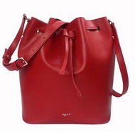 Agnes B 紅色水桶袋