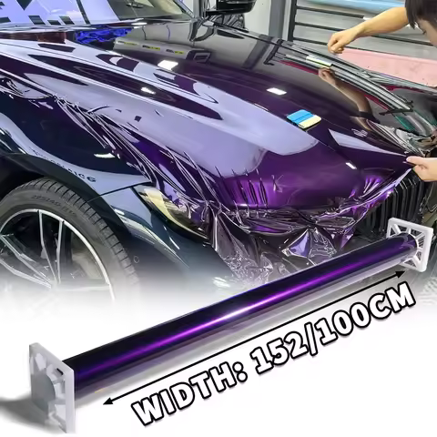 59/39Inch Midnight Purple Car Sticker Vinyl Wrapping Film Bubble Free PET Decals Car Motorcycle Stic