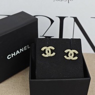 Chanel 香奈兒 經典雙C珍珠耳環 🈶盒子