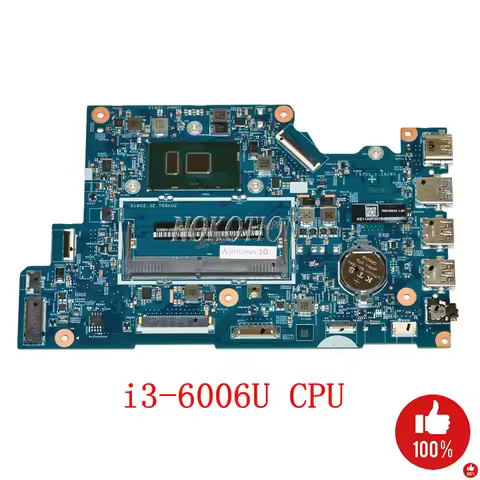 NOKOTION For Acer Spin 5 SP513-51 laptop motherboard I3-6006U CPU 16801-1M 448.0A614.001M 448.0A615.