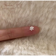 Christmas snowflake earrings, meaningful gifts_gunojwelry