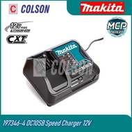 COLSON MAKITA 12V Max CXT Rapid Charger DC10SB 197346-4 12V Fast Charger 12V Speed Charger Pengecas 