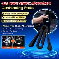 Car Door Damper High-Elasticity Adhesive Silicone Door Latch Protective Cover Car Door Lock Sound De