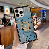 Casing Tecno Spark 30C Go 2 Go1 30 20 20C 10C 9T 8C 8P 8T 7P 6 Luxury Diamond Sky Blue Clover Lucky 