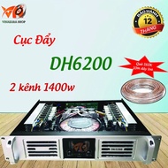 Cục đẩy công suất 32 sò DH6200 đẩy 2 kênh nhập khẩu Hàng chính hãng BH 12 tháng