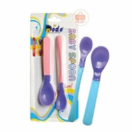 2 in 1 Heat Sensor Baby Spoon | Baby Spoon With Heat Sensor Dodo | Color Changing Heat Indicator