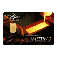 Public Gold Bullion Bar 1g (Au 999.9) - SMELTING