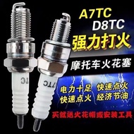 Motorcycle Universal Spark Plug 125 150 100 D8TC A7TC Iridium Platinum Spark Plug Scooter Cross Ridi