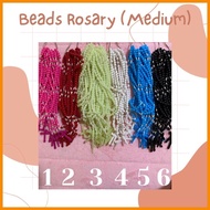 ◆ ◎ Beads Rosary (Medium size) Already blessed infront of Quiapo church