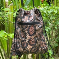 蛇皮背包紫蛇皮背包