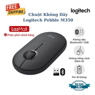 [ LazMaII SALE HÀNG CHÍNH HÃNG ] Chuột không dây bluetooth Logitech Pebble M350 - Kết nối Bluetooth/